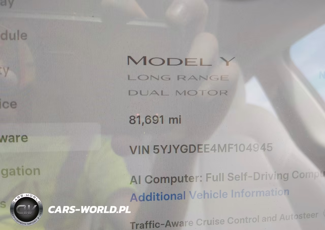 2021 Tesla Model Y Long Range Dual Motor All-Wheel Drive VIN:5YJYGDEE4MF104945 - 15
