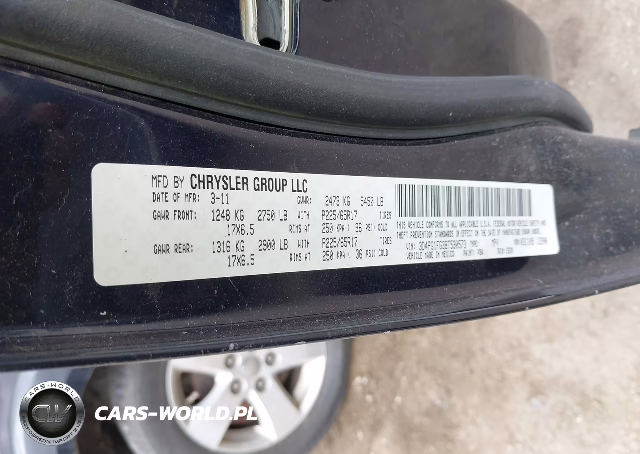2011 Dodge Journey Mainstreet VIN:3D4PG1FG3BT530573 - 9