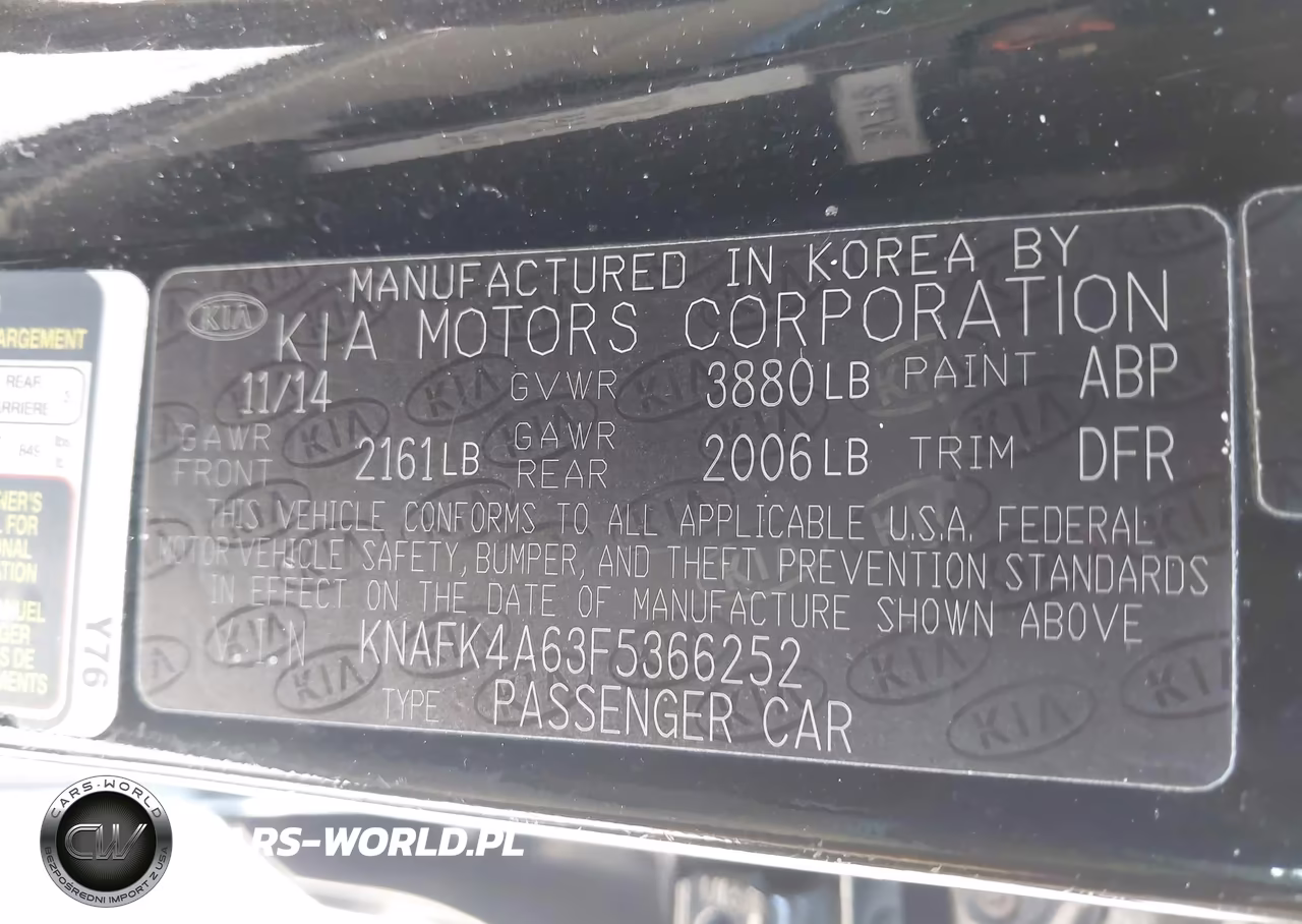 2015 Kia Forte Lx VIN:KNAFK4A63F5366252 - 9