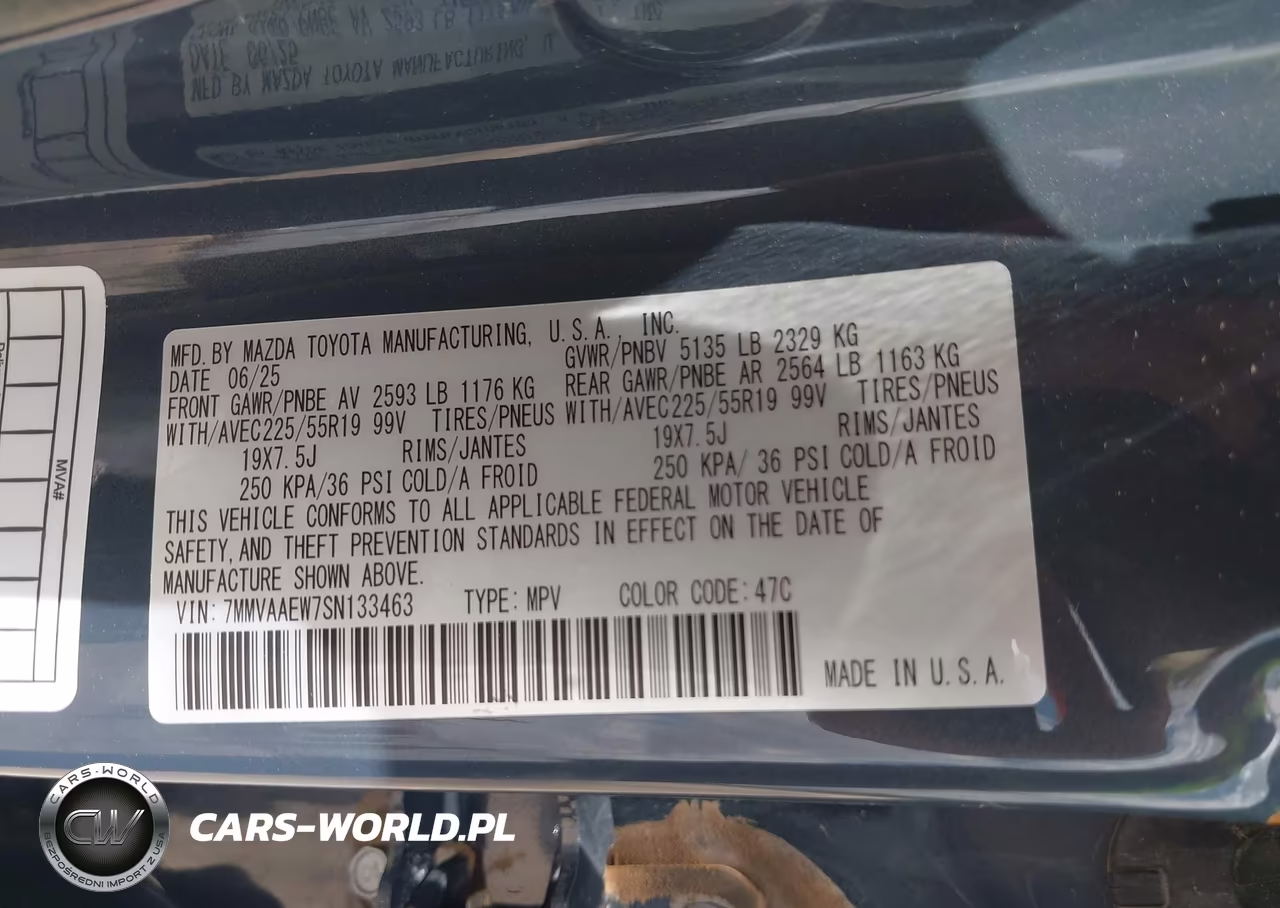 2025 Mazda Cx-50 Hybrid Premium Plus Package VIN:7MMVAAEW7SN133463 - 9