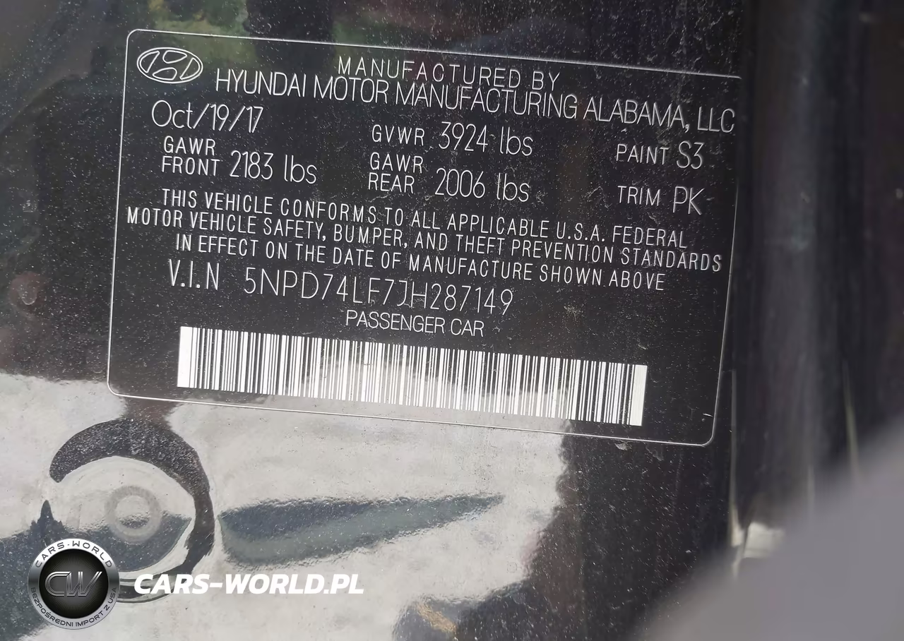 2018 Hyundai Elantra Se VIN:5NPD74LF7JH287149 - 9