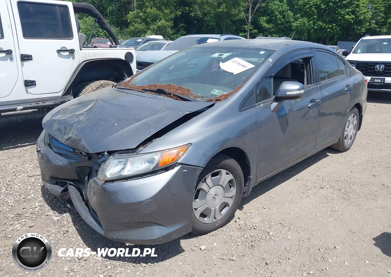 2012 Honda Civic Hybrid VIN:JHMFB4F3XCS009373 - 2