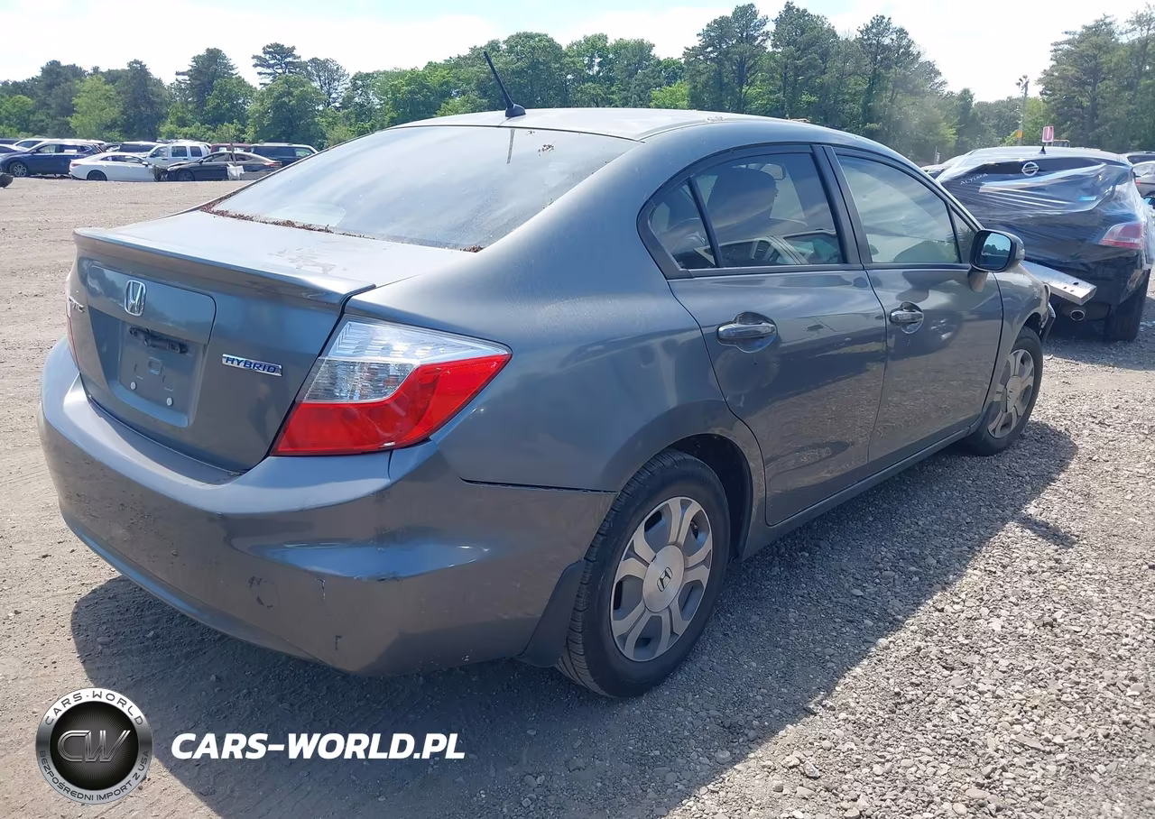 2012 Honda Civic Hybrid VIN:JHMFB4F3XCS009373 - 4