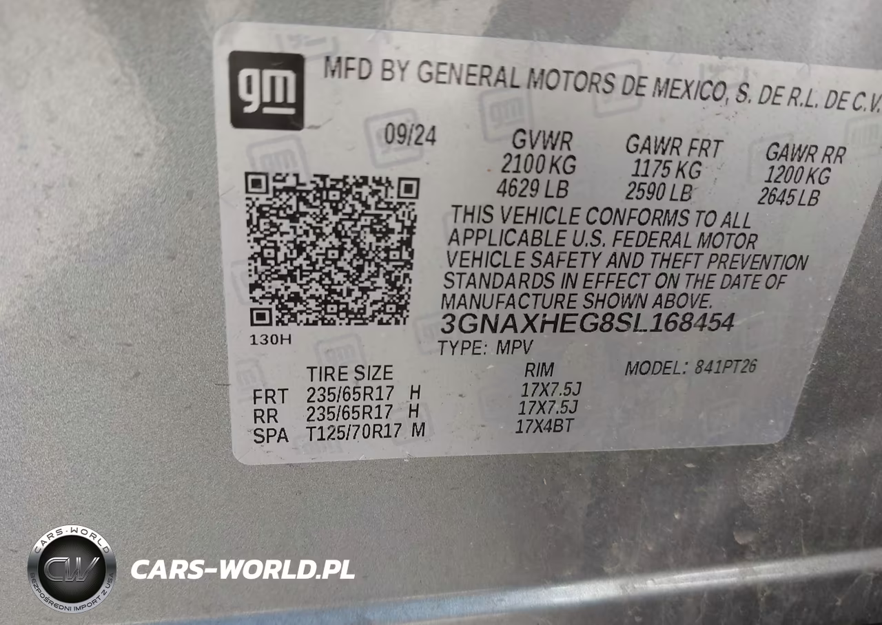 2025 Chevrolet Equinox Fwd Lt VIN:3GNAXHEG8SL168454 - 9
