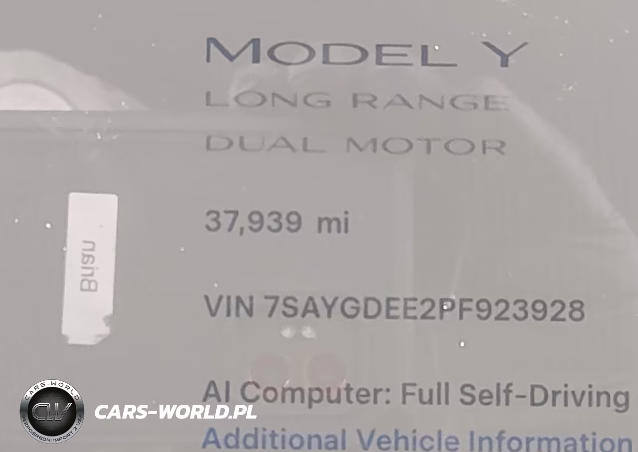 2023 Tesla Model Y Awd-Long Range Dual Motor All-Wheel Drive VIN:7SAYGDEE2PF923928 - 7