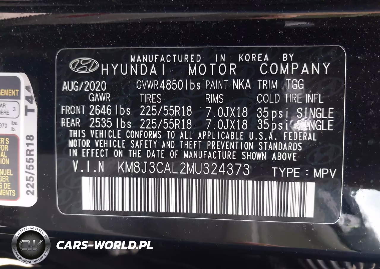2021 Hyundai Tucson Sel VIN:KM8J3CAL2MU324373 - 9