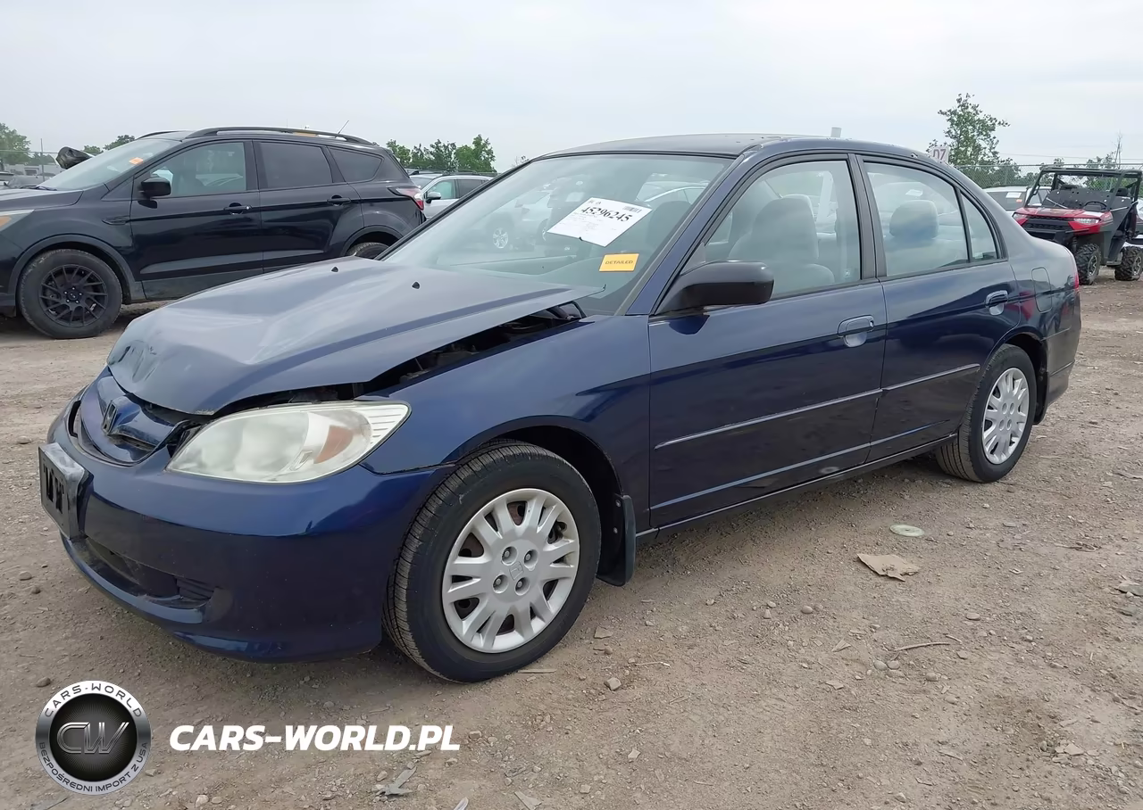 2005 Honda Civic Lx VIN:2HGES16665H595359 - 2