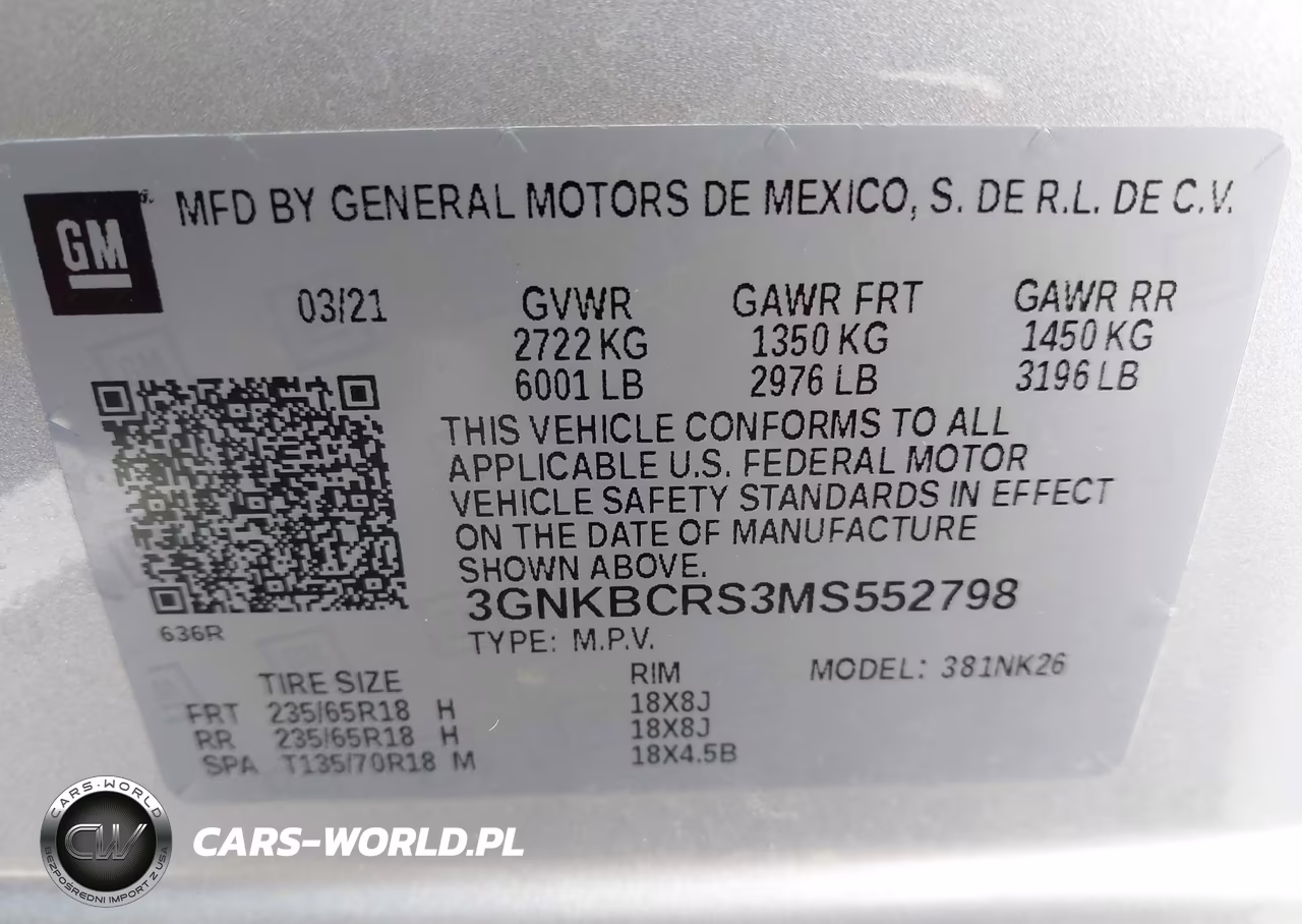 2021 Chevrolet Blazer Fwd 2Lt VIN:3GNKBCRS3MS552798 - 9