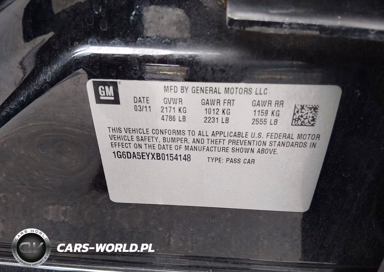 2011 Cadillac Cts Standard VIN:1G6DA5EYXB0154148 - 9