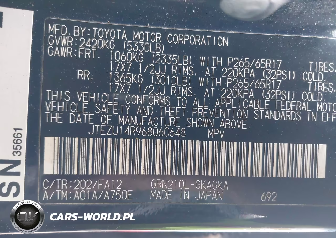 2006 Toyota 4Runner Sr5 V6 VIN:JTEZU14R968060648 - 9
