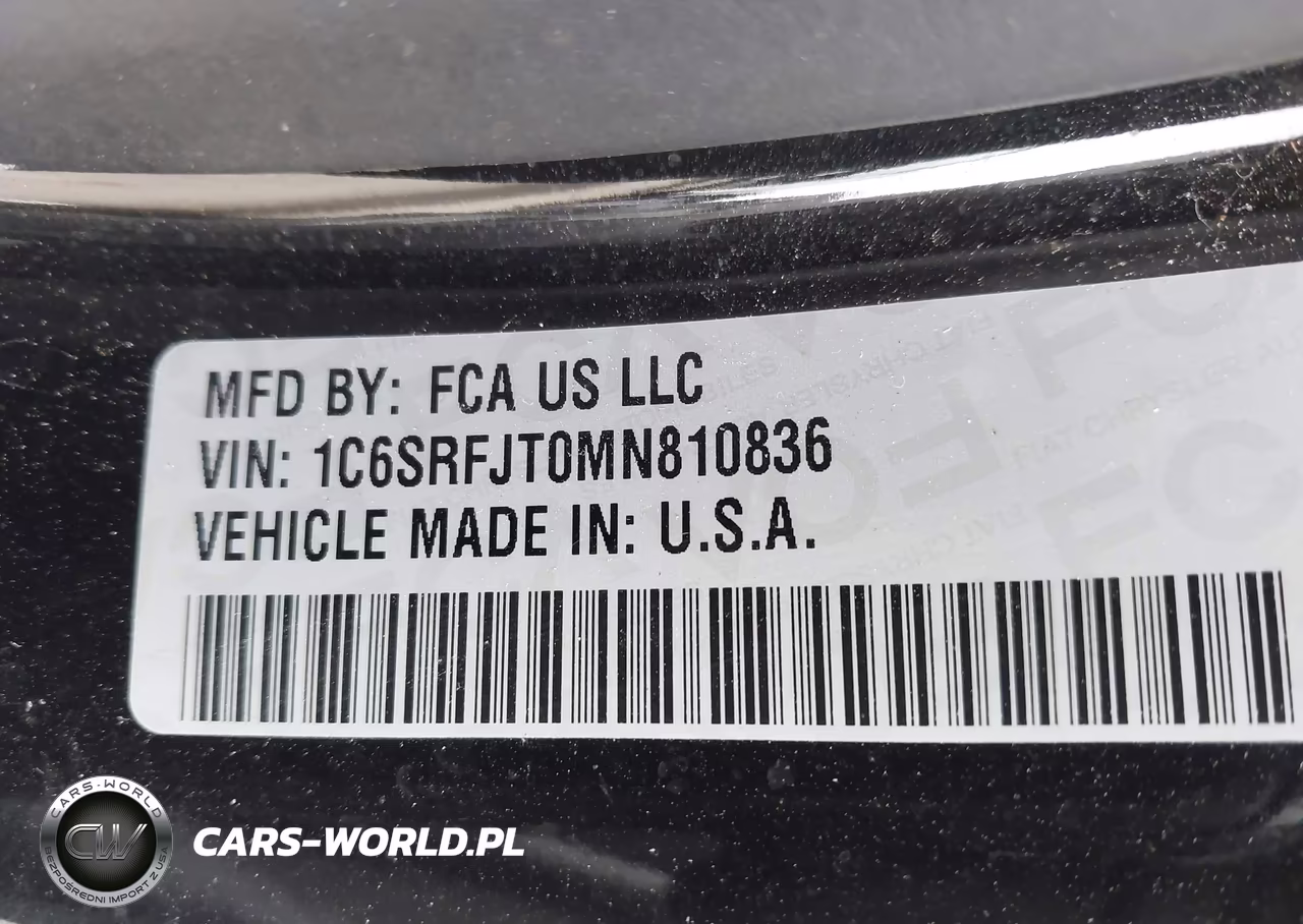 2021 Ram 1500 VIN:1C6SRFJT0MN810836 - 9