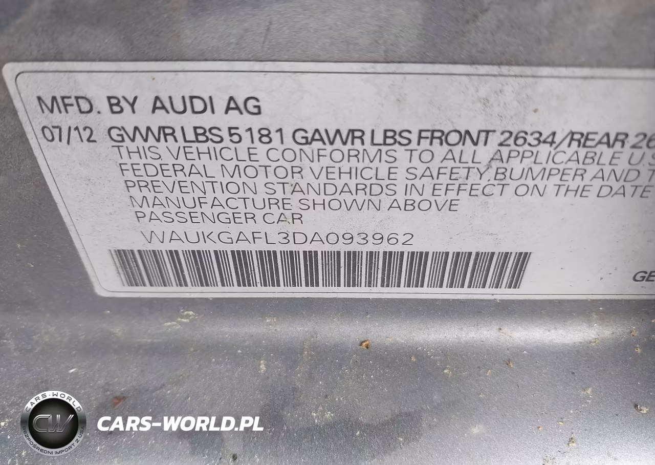 2013 Audi S4 3.0T Premium Plus VIN:WAUKGAFL3DA093962 - 9