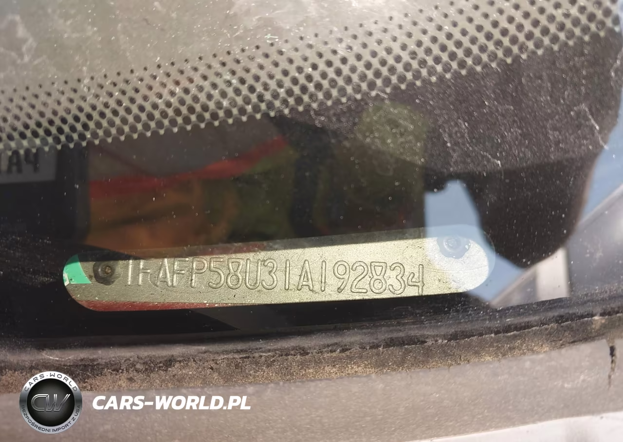 2001 Ford Taurus Se VIN:1FAFP58U31A192834 - 9