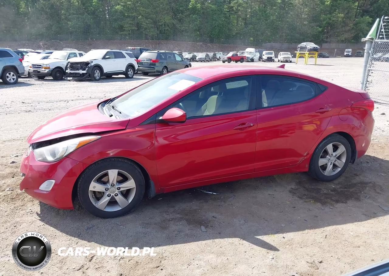 2013 Hyundai Elantra Gls VIN:KMHDH4AEXDU945866 - 14
