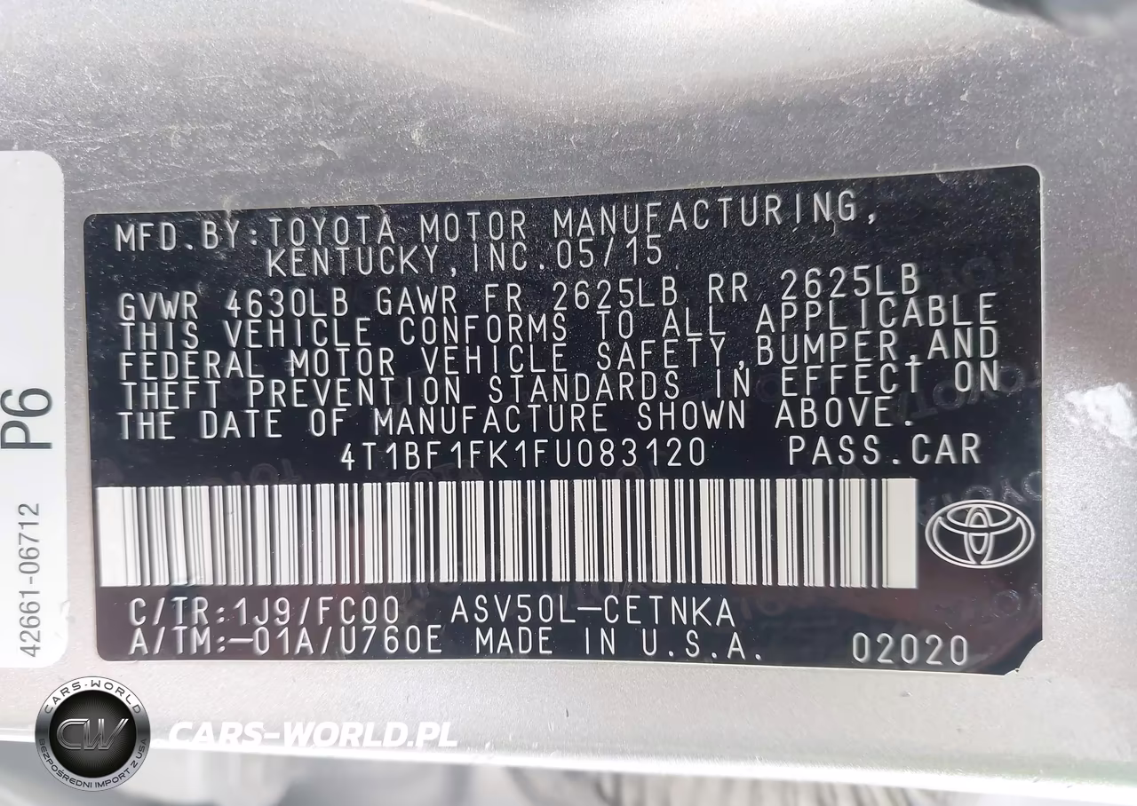 2015 Toyota Camry Le VIN:4T1BF1FK1FU083120 - 9