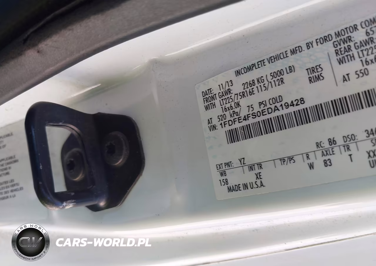 2014 Ford E-450 Cutaway VIN:1FDFE4FS0EDA19428 - 8