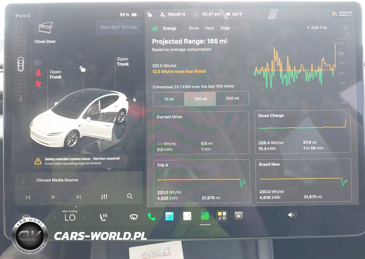 2025 Tesla Model 3 Long Range Rear-Wheel Drive-Standard Rear-Wheel Drive VIN:5YJ3E1EA6SF890000 - 7