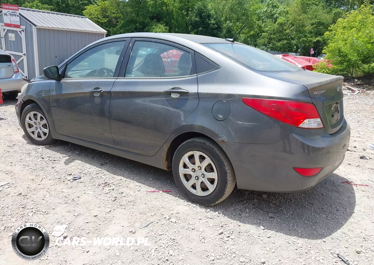 2012 Hyundai Accent Gls VIN:KMHCT4AE2CU095563 - 3
