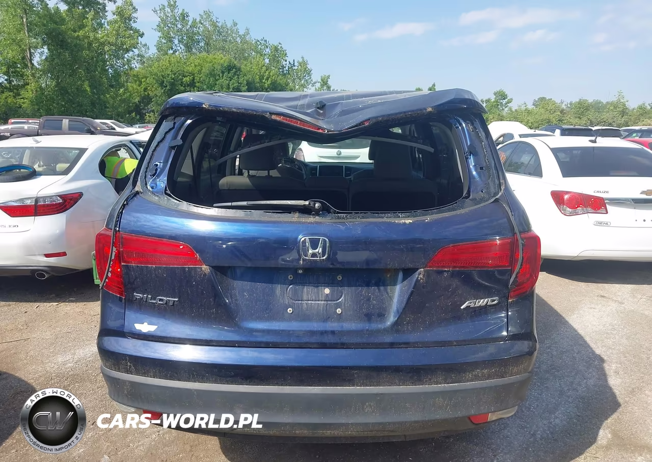 2017 Honda Pilot Ex VIN:5FNYF6H30HB072378 - 16