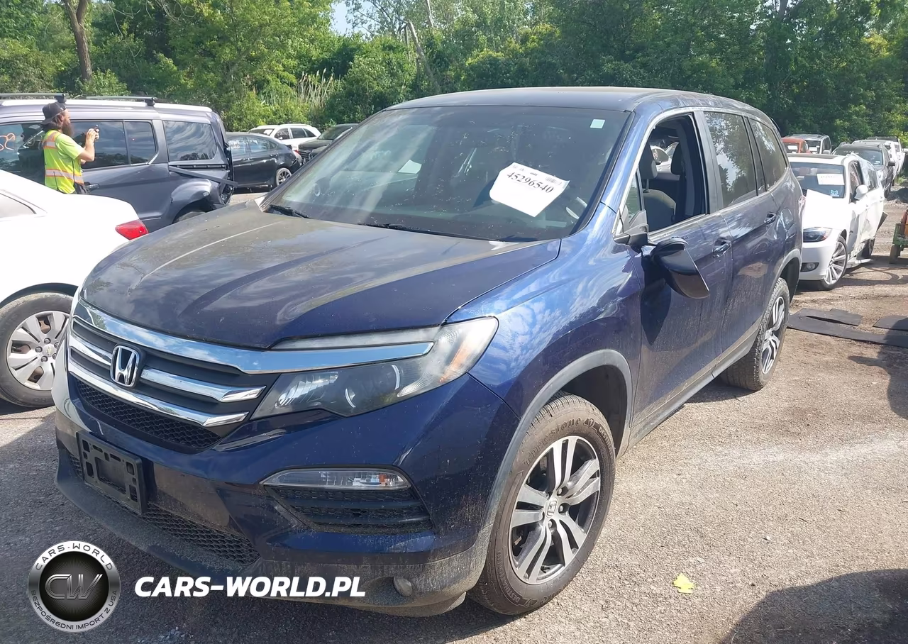 2017 Honda Pilot Ex VIN:5FNYF6H30HB072378 - 2