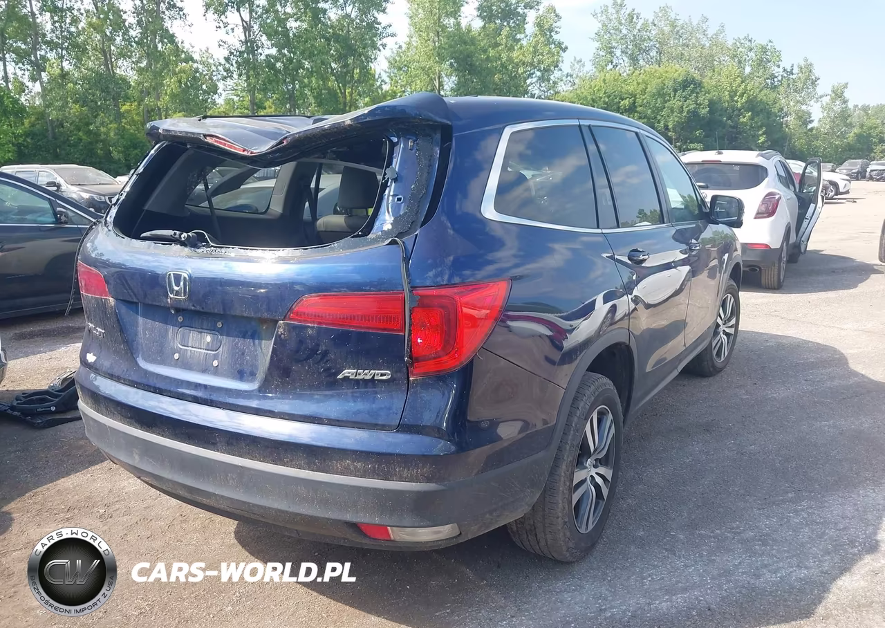2017 Honda Pilot Ex VIN:5FNYF6H30HB072378 - 4