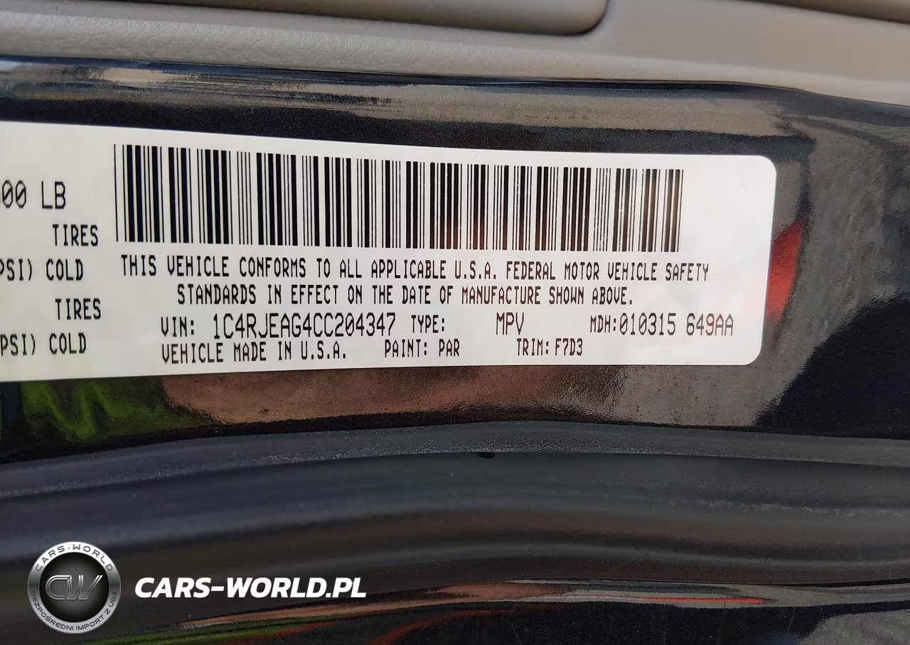 2012 Jeep Grand Cherokee Laredo VIN:1C4RJEAG4CC204347 - 9