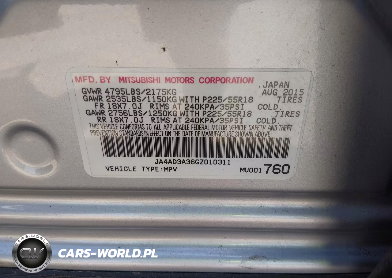 2016 Mitsubishi Outlander Se-Sel VIN:JA4AD3A36GZ010311 - 9