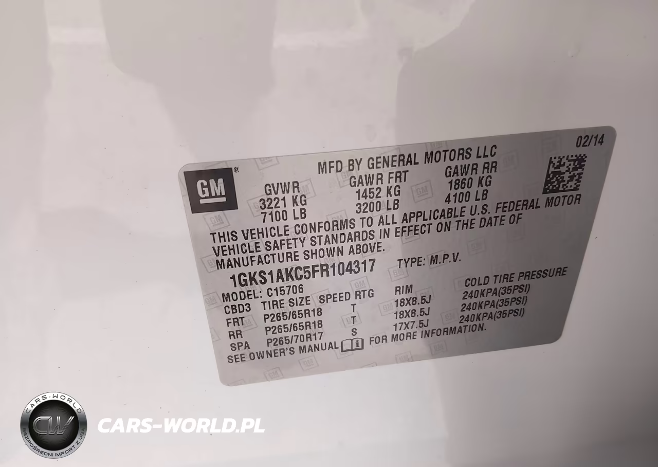 2015 GMC Yukon Sle VIN:1GKS1AKC5FR104317 - 9