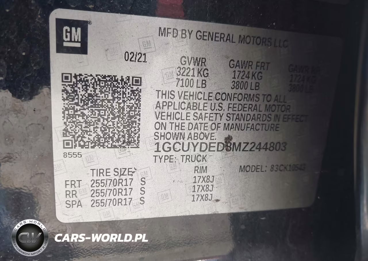2021 Chevrolet Silverado 1500 4Wd Short Bed Lt VIN:1GCUYDED8MZ244803 - 9