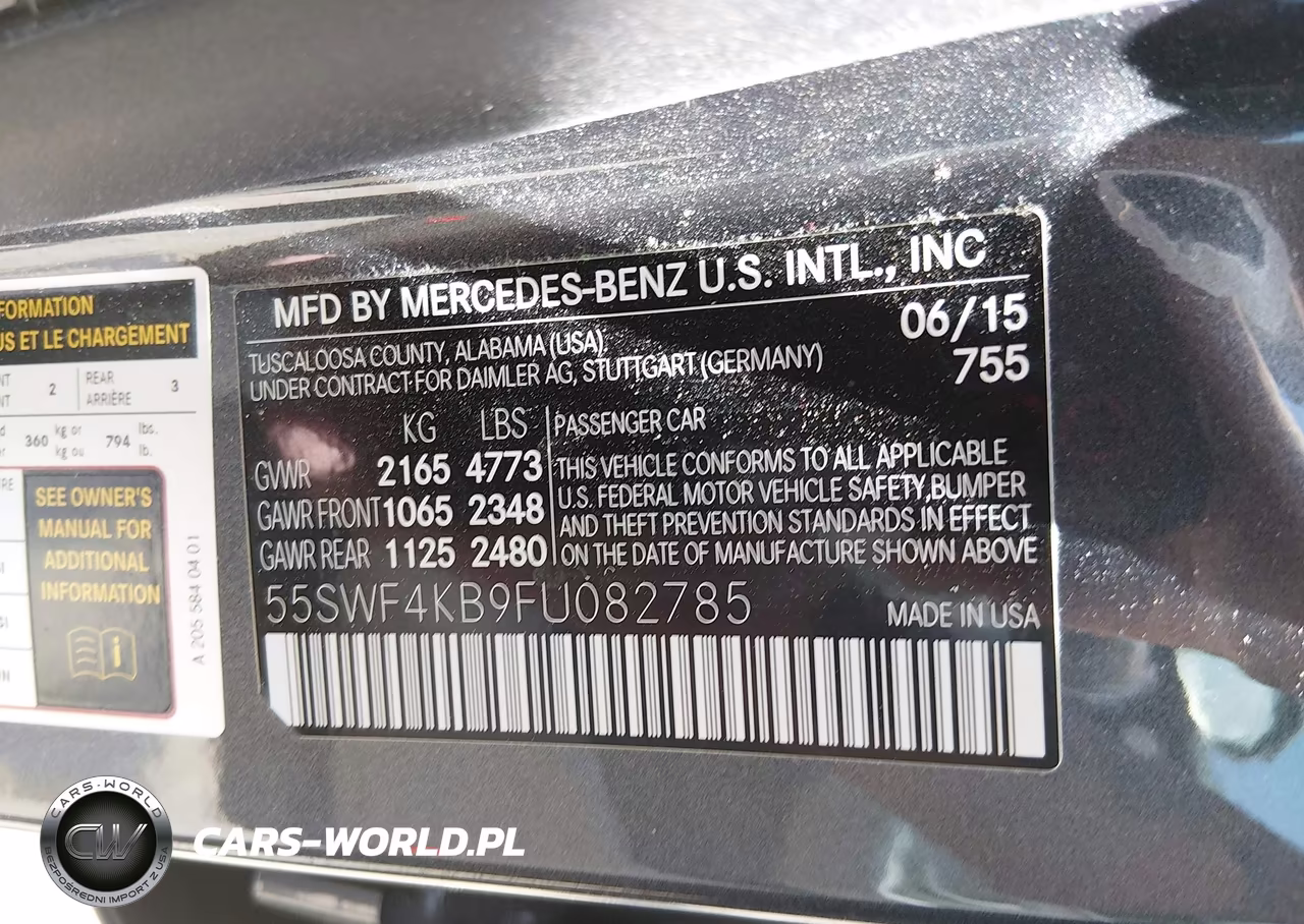2015 Mercedes-Benz C 300 Luxury 4Matic VIN:55SWF4KB9FU082785 - 9