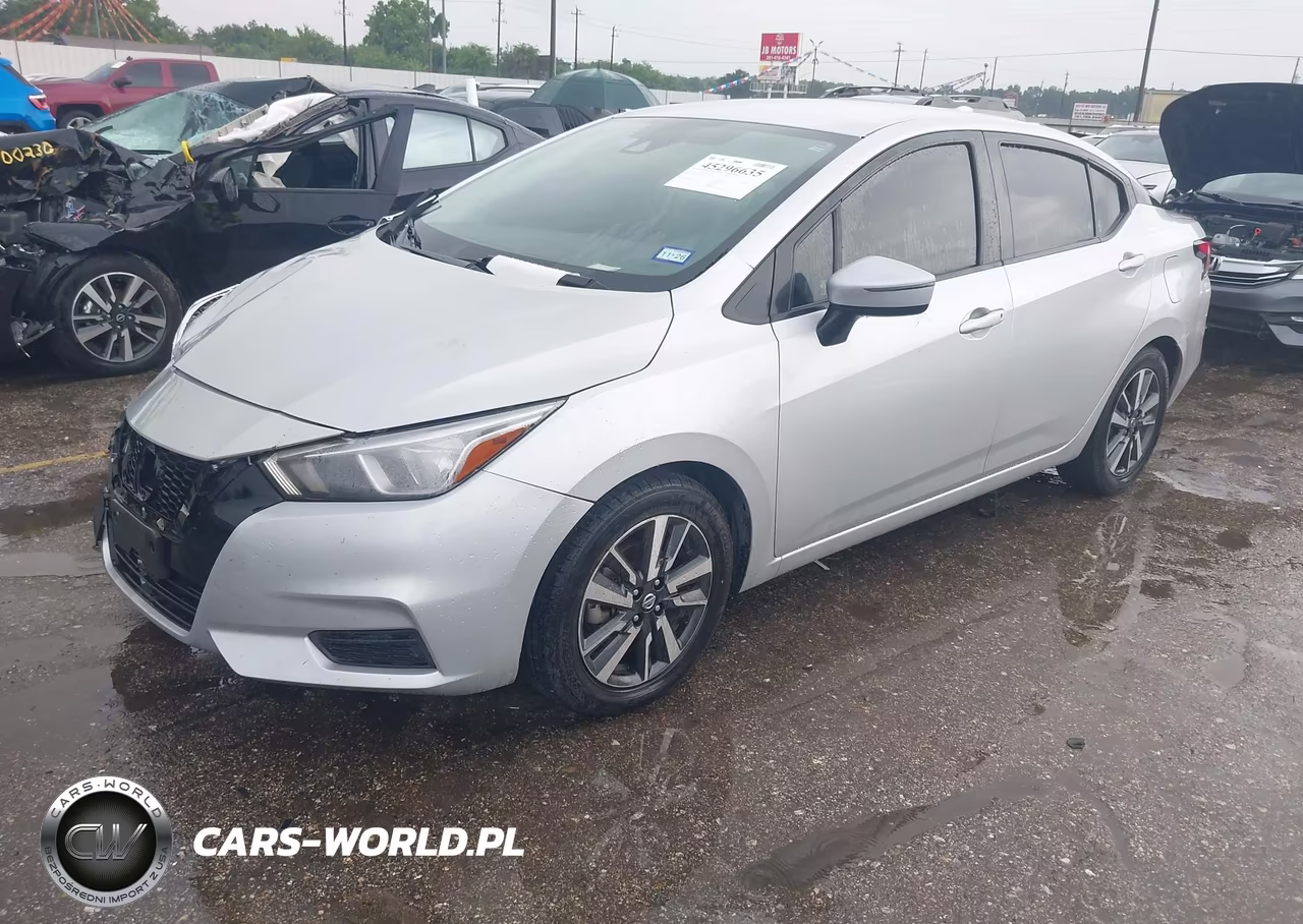 2021 Nissan Versa Sv Xtronic Cvt VIN:3N1CN8EV6ML845349 - 2