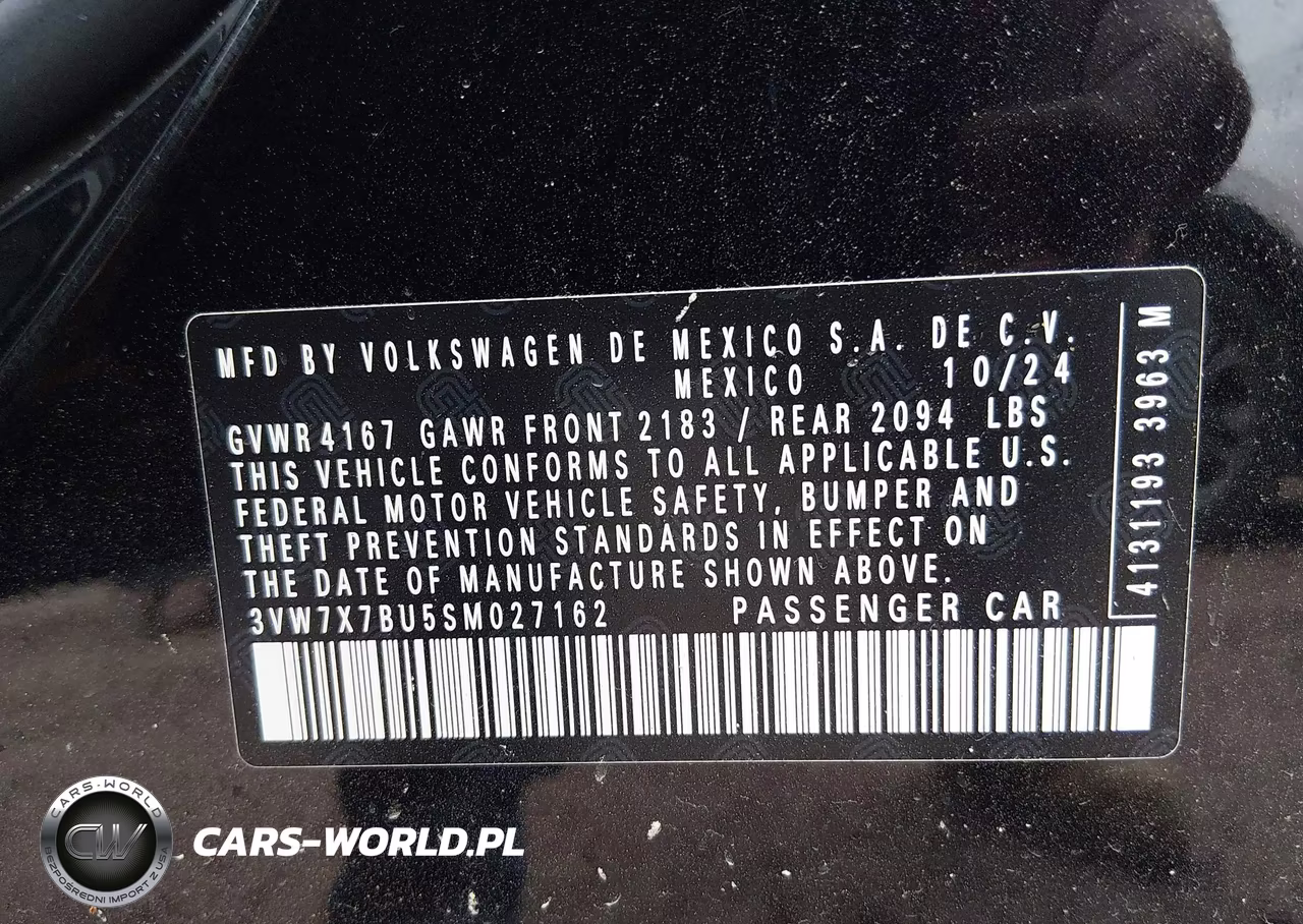 2025 Volkswagen Jetta 1.5T Se VIN:3VW7X7BU5SM027162 - 9