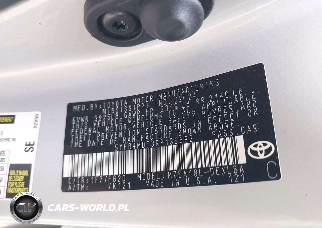 2024 Toyota Corolla Le VIN:5YFB4MDE3RP139682 - 9