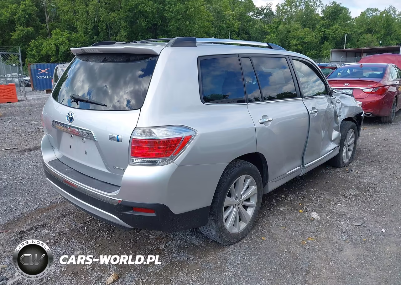 2012 Toyota Highlander Hybrid Limited V6 VIN:JTEDC3EH4C2008762 - 4