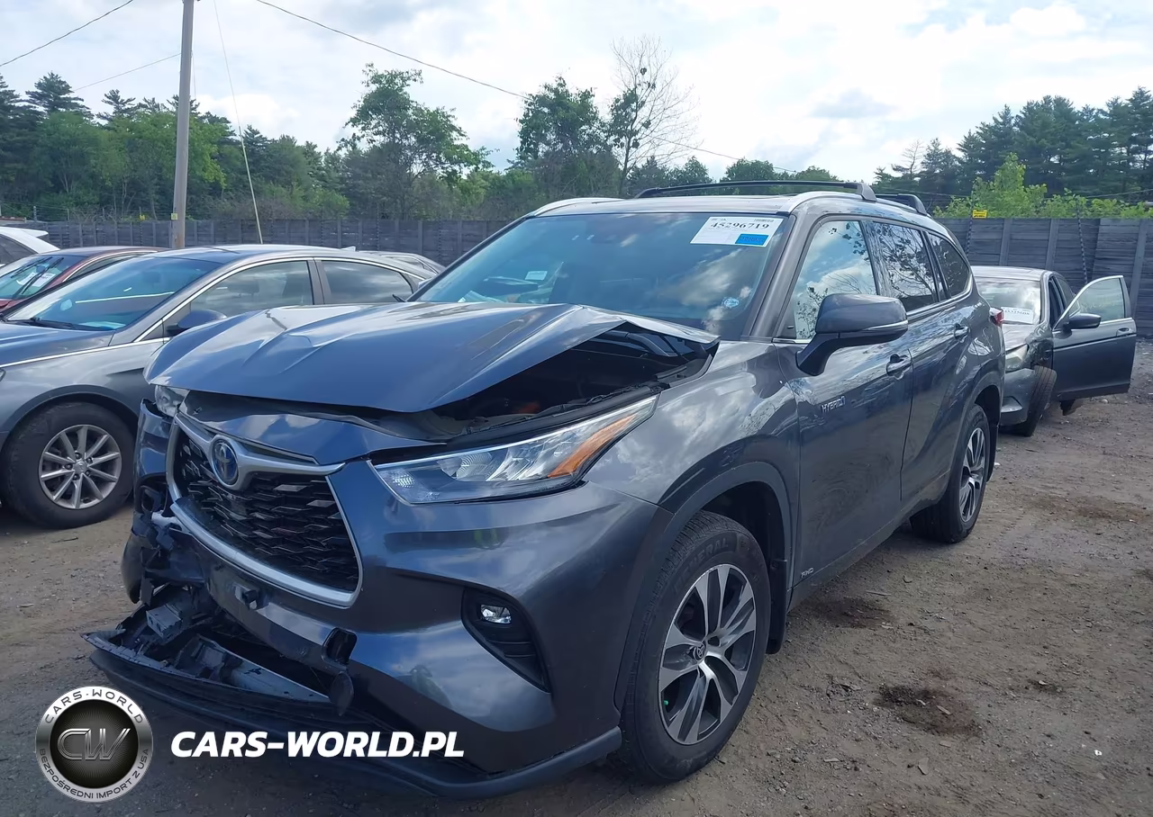 2020 Toyota Highlander Hybrid Xle VIN:5TDGBRCH2LS513525 - 2