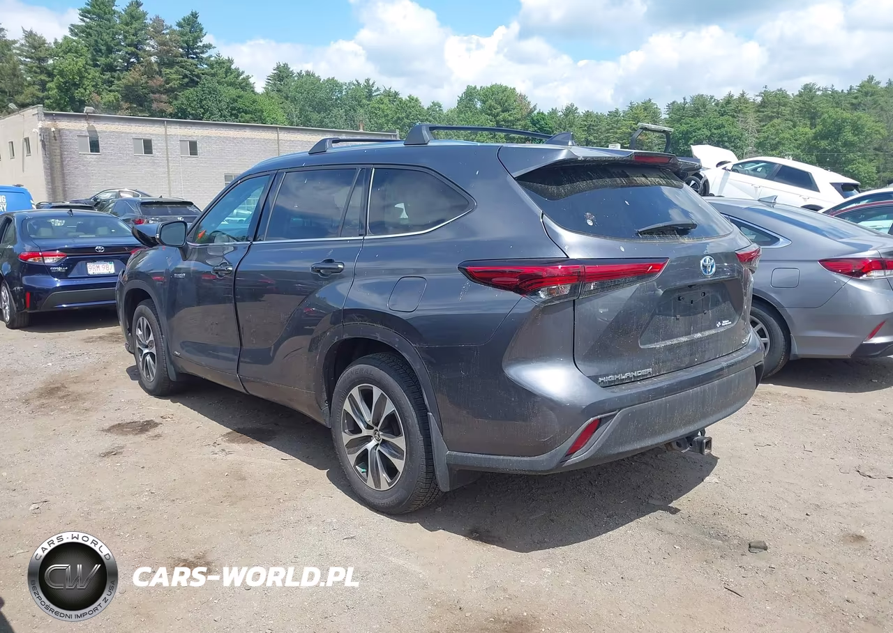 2020 Toyota Highlander Hybrid Xle VIN:5TDGBRCH2LS513525 - 3