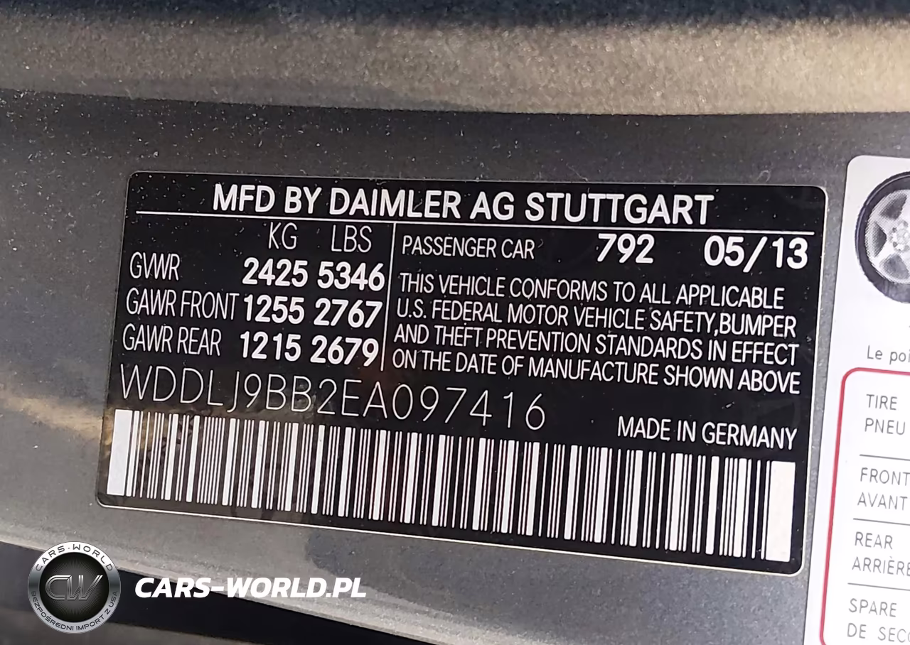 2014 Mercedes-Benz Cls 550 4Matic VIN:WDDLJ9BB2EA097416 - 9