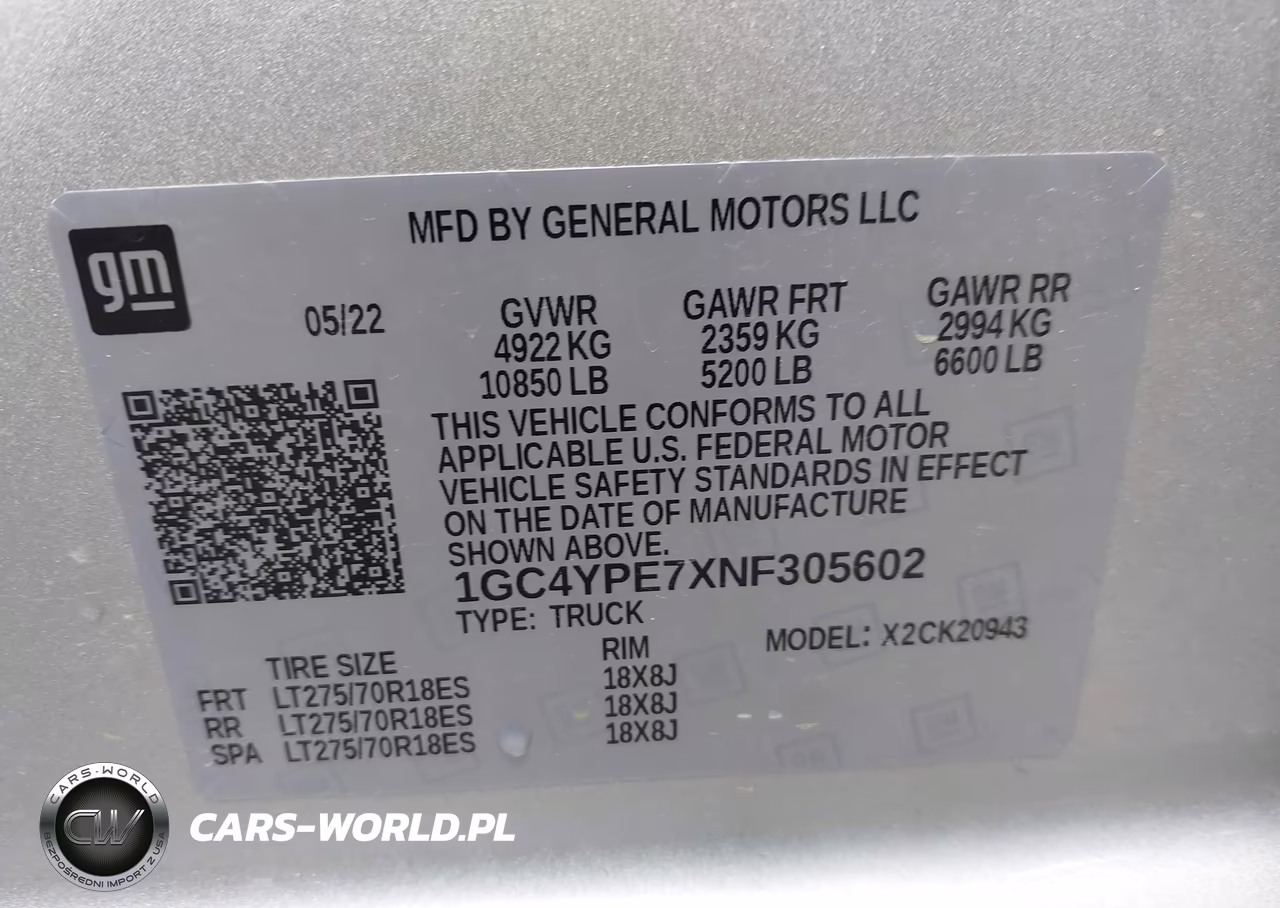 2022 Chevrolet Silverado 2500Hd 4Wd Long Bed Ltz VIN:1GC4YPE7XNF305602 - 8