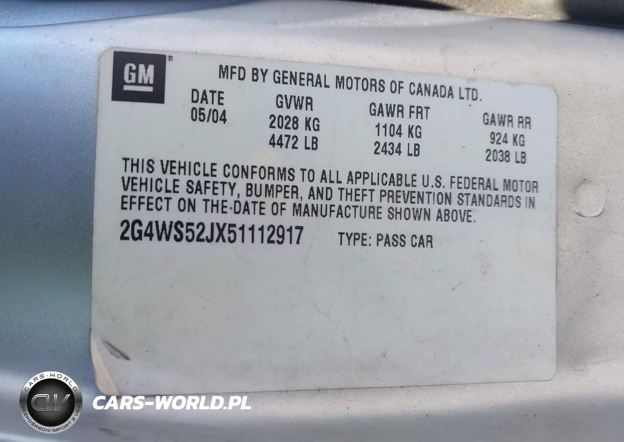 2005 Buick Century VIN:2G4WS52JX51112917 - 9