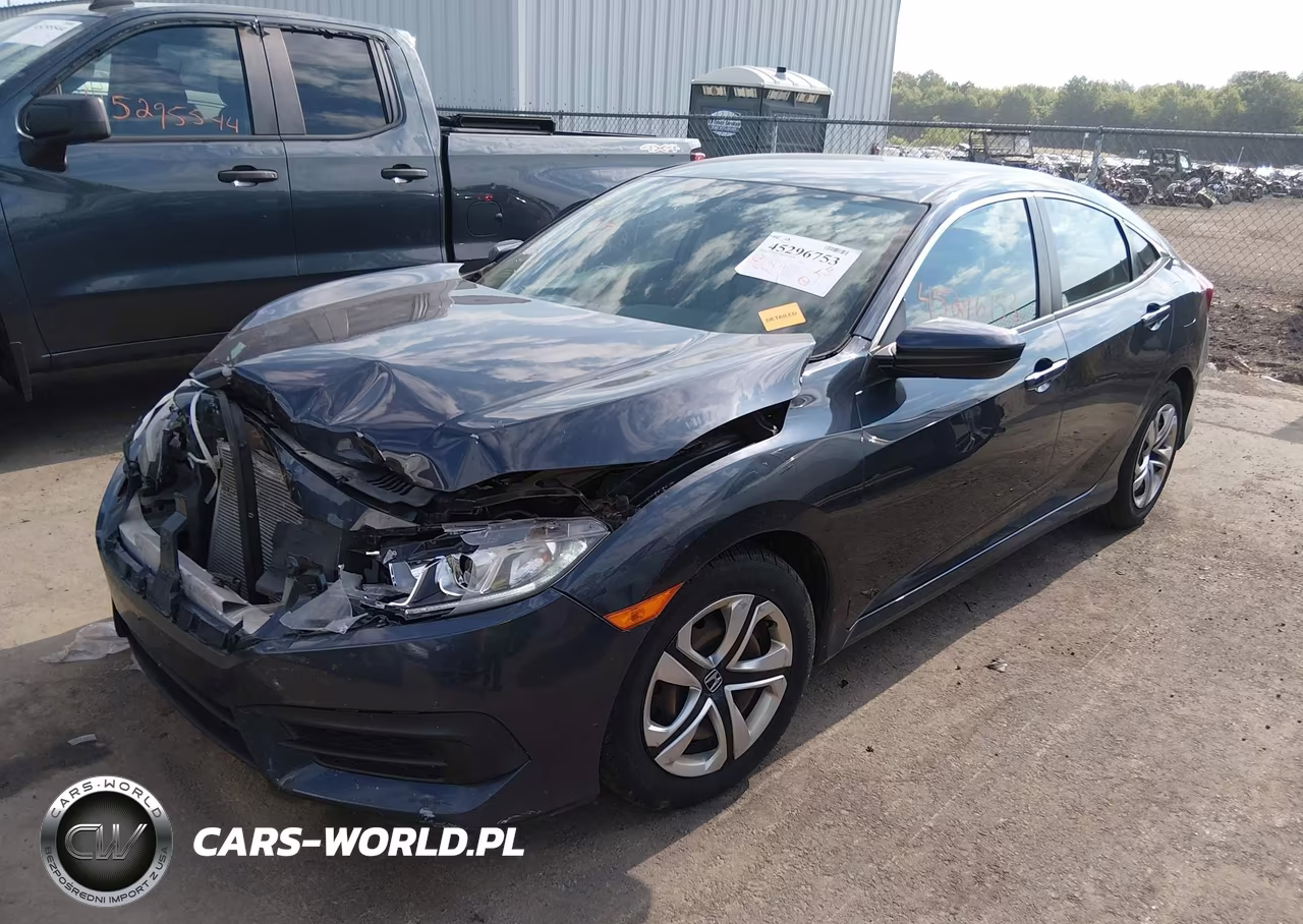 2017 Honda Civic Lx VIN:19XFC2F50HE221455 - 2