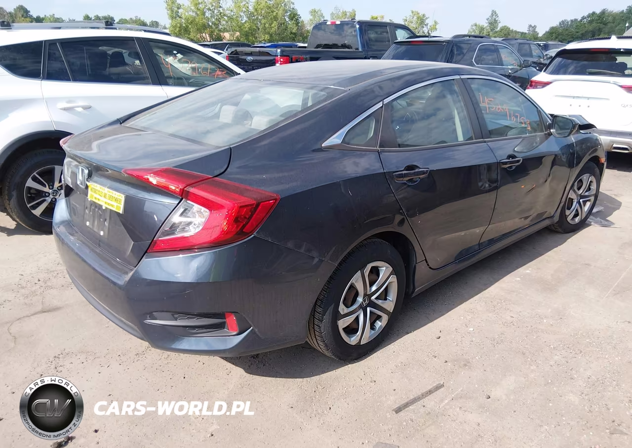 2017 Honda Civic Lx VIN:19XFC2F50HE221455 - 4