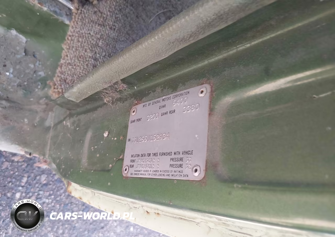 1976 Chevrolet G20 VIN:CGL266U162934 - 9