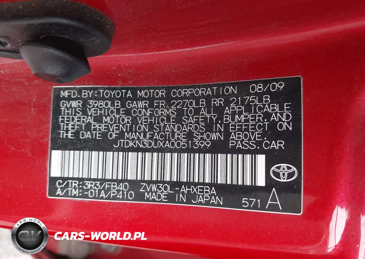 2010 Toyota Prius Iii VIN:JTDKN3DUXA0051399 - 9