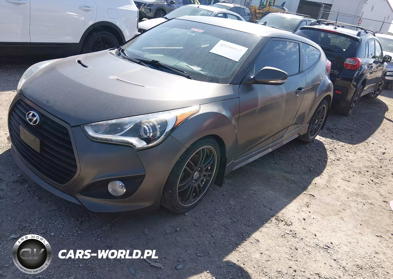 2015 Hyundai Veloster Turbo VIN:KMHTC6AE9FU218467 - 2
