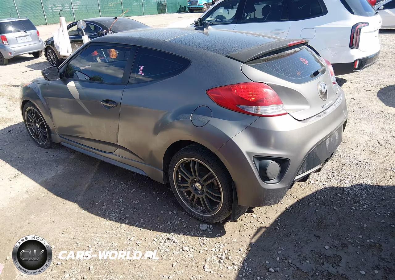 2015 Hyundai Veloster Turbo VIN:KMHTC6AE9FU218467 - 3