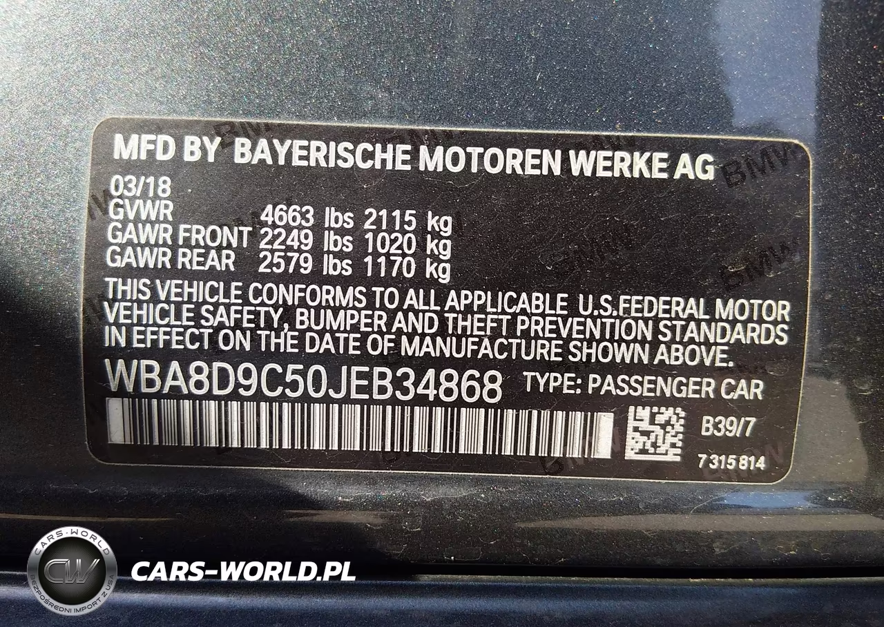 2018 BMW 330I xDrive VIN:WBA8D9C50JEB34868 - 9