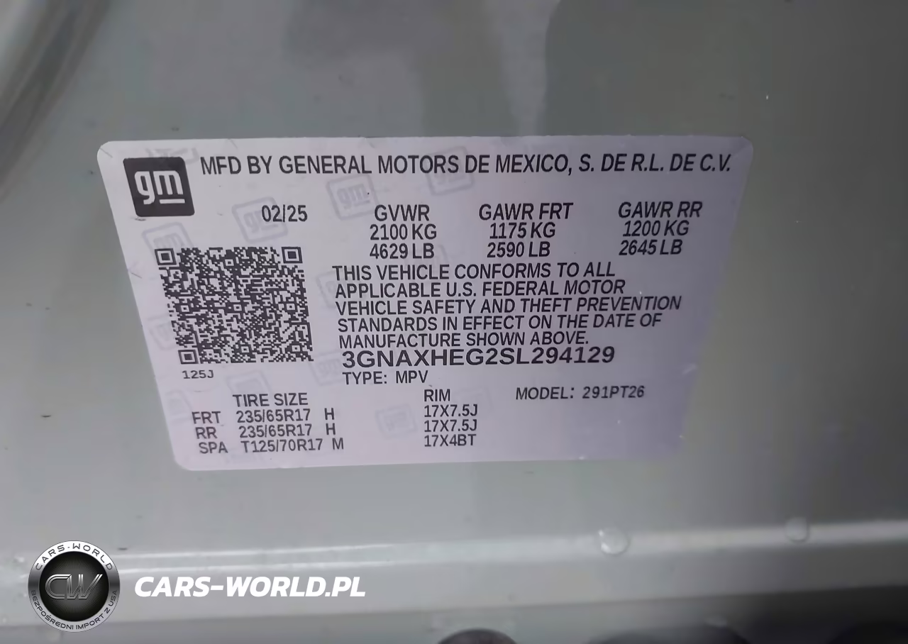 2025 Chevrolet Equinox Fwd Lt VIN:3GNAXHEG2SL294129 - 9