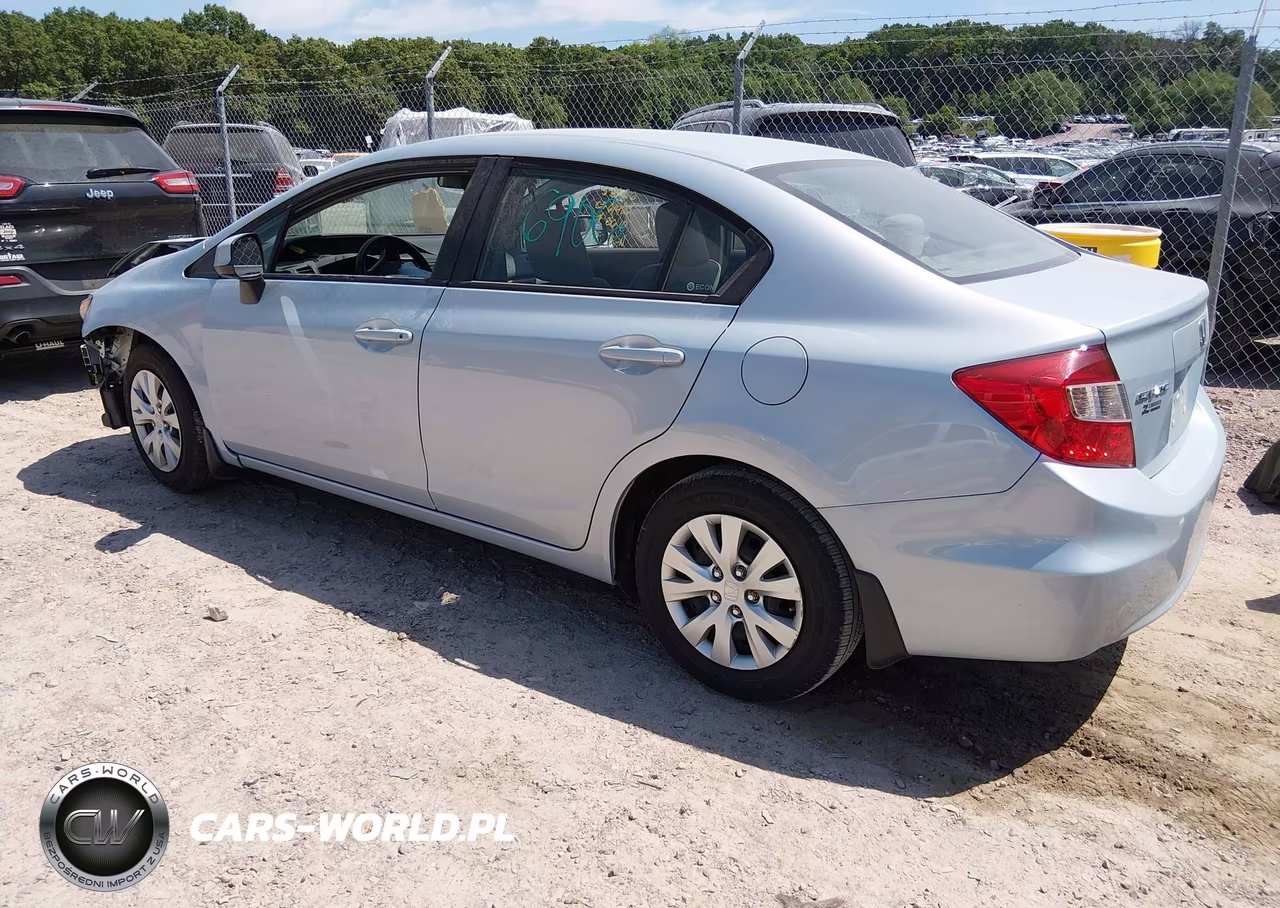 2012 Honda Civic Lx VIN:19XFB2F50CE043610 - 3