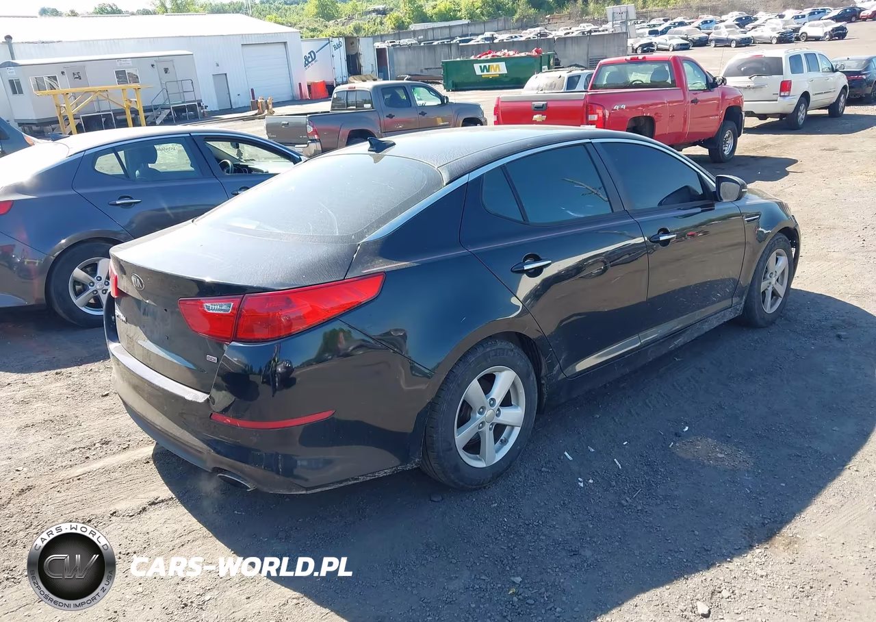 2015 Kia Optima Lx VIN:KNAGM4A73F5620291 - 4