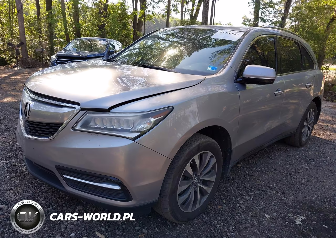 2016 Acura Mdx Technology Acurawatch Plus Packages-Technology Package VIN:5FRYD4H40GB013928 - 2